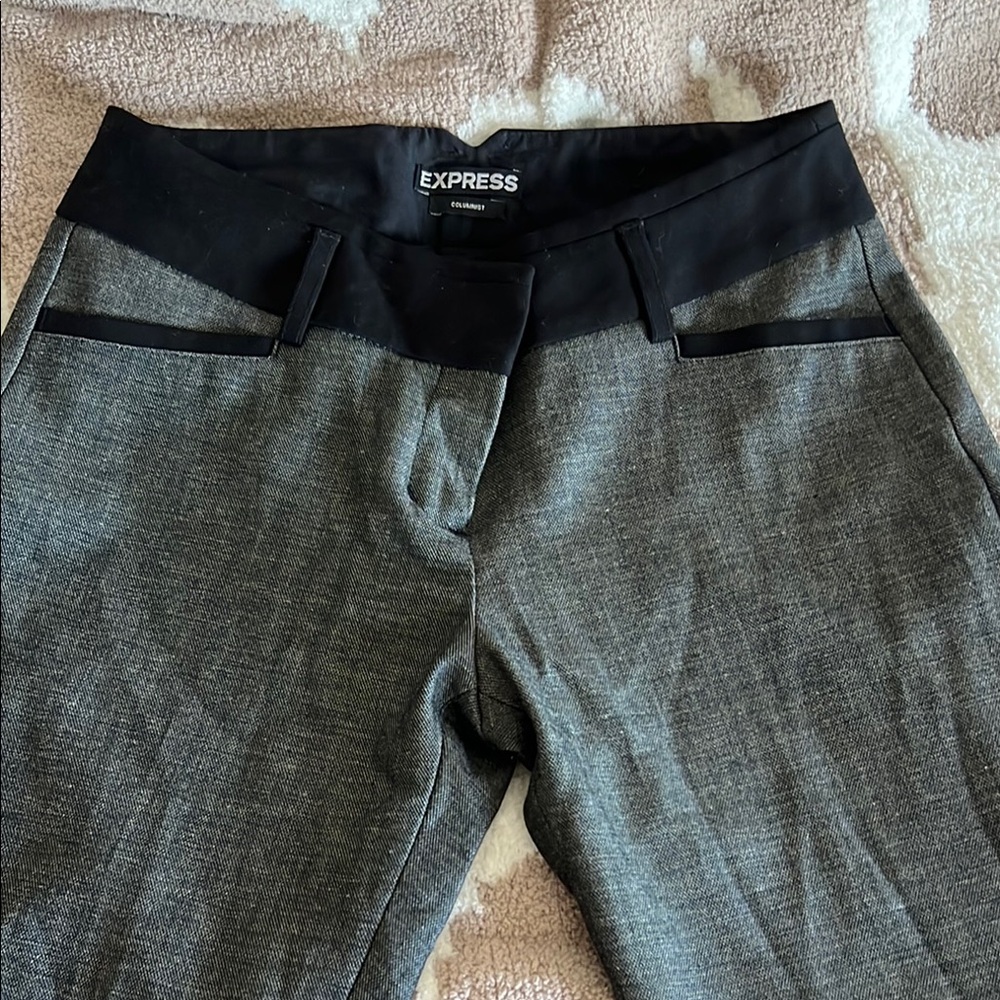 Express Women's Gray Straight Leg Jeans - Picture 1 of 6